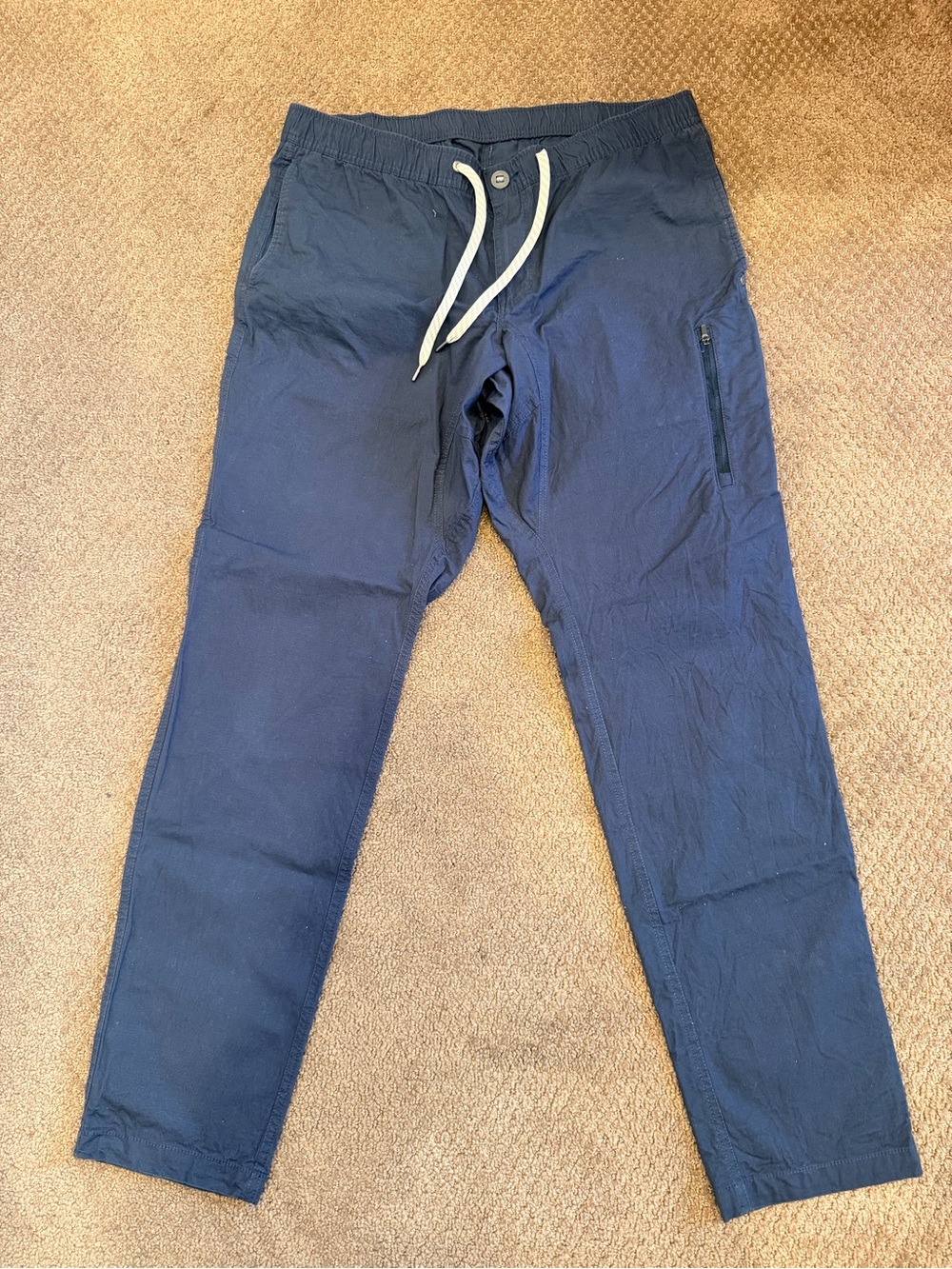 Men's Vuori Navy Drawstring Casual Pants